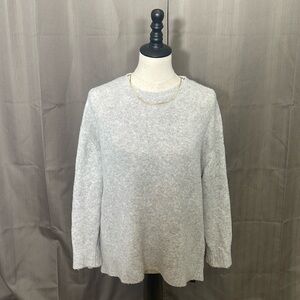 ZARA KNIT Light Gray Sweater